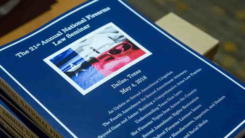 Program of Speakers for the NRA Annual National Firearms Law Seminar