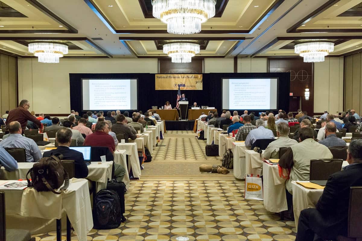 Sold out crowds at the NRA Foundation's Annual National Firearms Law Seminar