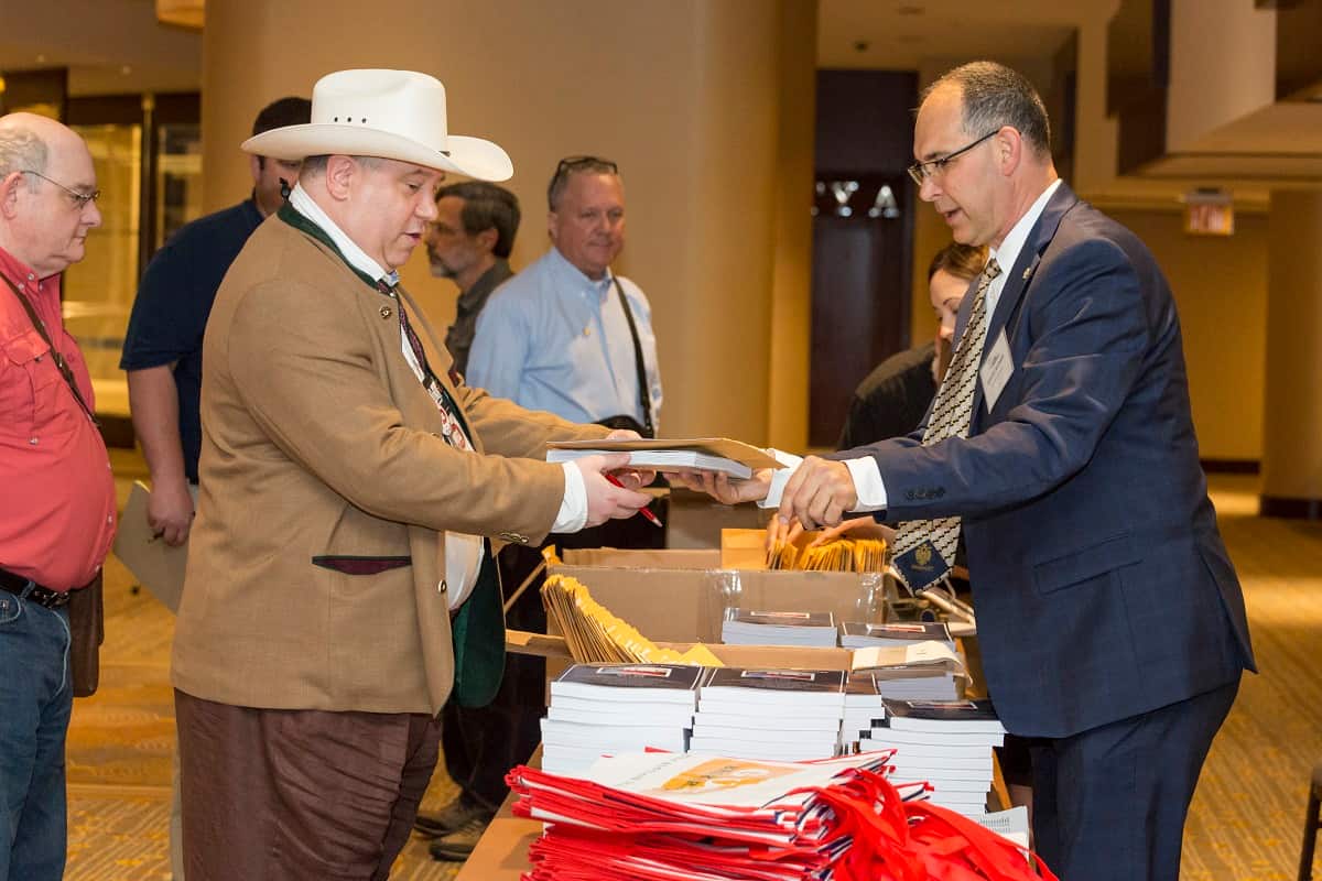 Seminar Crew Welcoming Attendees at the NRA Foundation's Annual National Firearms Law Seminar